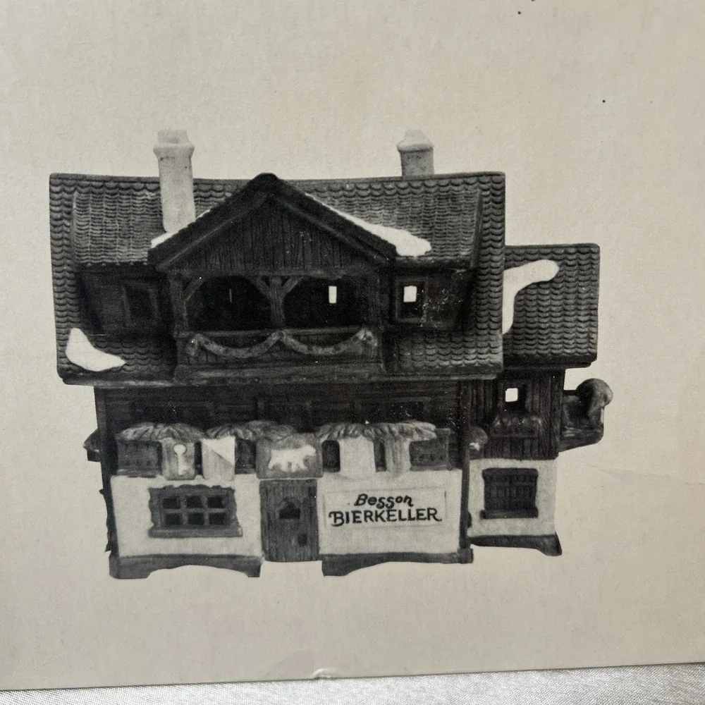 Vintage 1986 Dept 56 Alpine Village Besson Bierkeller #65404 Retired Beer Cellar